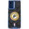 NBA Indiana Pacers Dark Rust Moto G 5G (2024) Clear Case