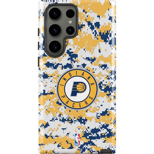 NBA Indiana Pacers Digi Camo Galaxy S23 Ultra Pro Case
