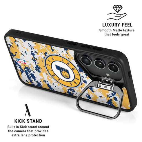 NBA Indiana Pacers Digi Camo Galaxy S25 Kickstand Case