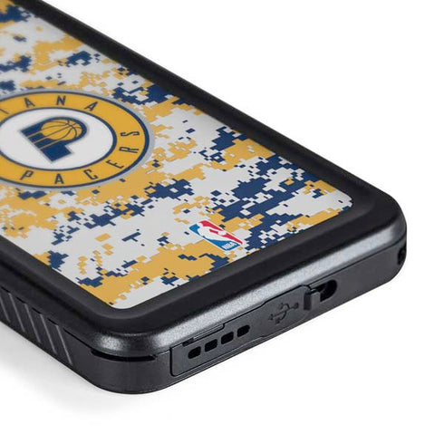 NBA Indiana Pacers Digi Camo Galaxy S24 Plus Waterproof Case