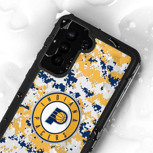 NBA Indiana Pacers Digi Camo Galaxy S24 Plus Waterproof Case