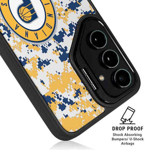 NBA Indiana Pacers Digi Camo Galaxy S24 Ultra Kickstand Case
