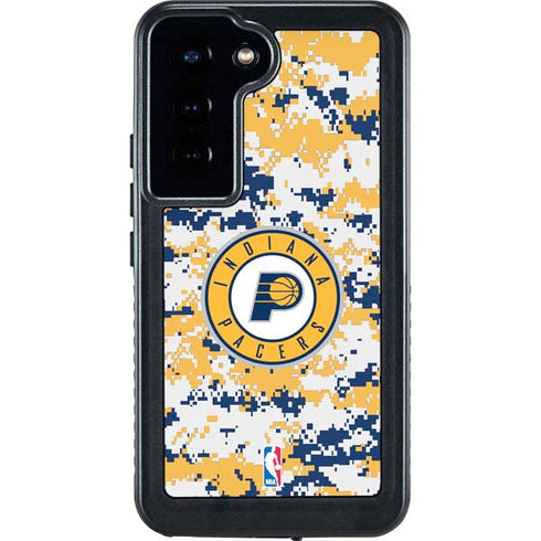 NBA Indiana Pacers Digi Camo Galaxy S24 Waterproof Case