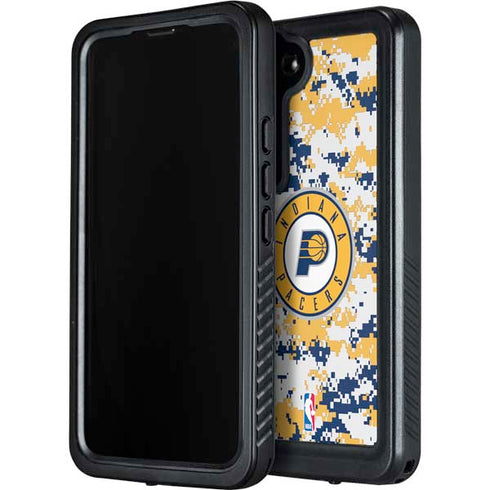NBA Indiana Pacers Digi Camo Galaxy S24 Waterproof Case