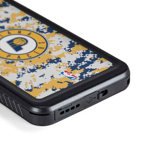 NBA Indiana Pacers Digi Camo Galaxy S24 Waterproof Case