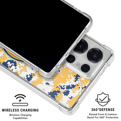 NBA Indiana Pacers Digi Camo Galaxy S25 Ultra Clear Case