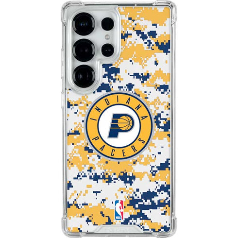NBA Indiana Pacers Digi Camo Galaxy S26 Ultra Clear Case
