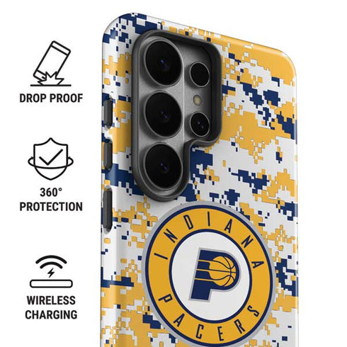NBA Indiana Pacers Digi Camo Galaxy S26 Ultra Impact Case
