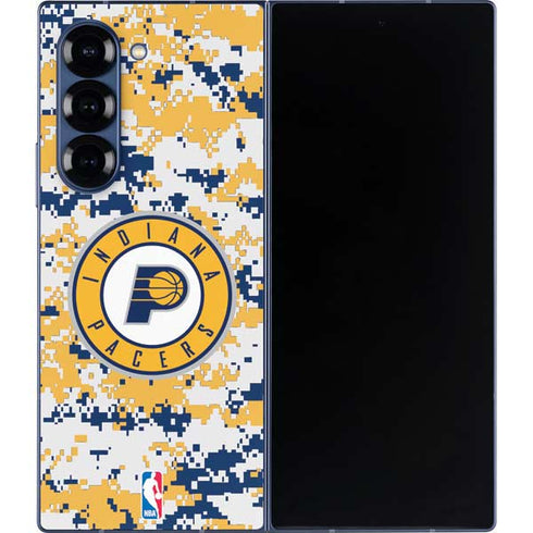 NBA Indiana Pacers Digi Camo Galaxy Z Fold6 Skin