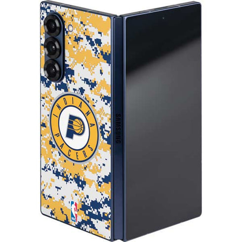 NBA Indiana Pacers Digi Camo Galaxy Z Fold6 Skin