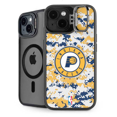 NBA Indiana Pacers Digi Camo iPhone 14 Plus Kickstand Case