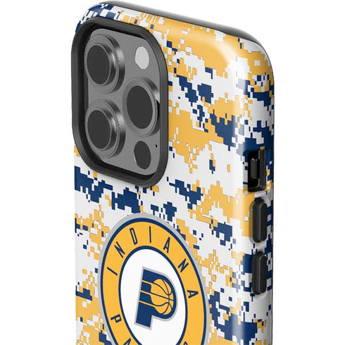 NBA Indiana Pacers Digi Camo iPhone 15 Pro Impact Case