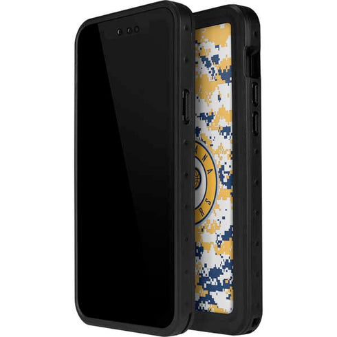 NBA Indiana Pacers Digi Camo iPhone 15 Pro Waterproof Case