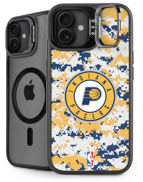NBA Indiana Pacers Digi Camo iPhone 16 Kickstand Case