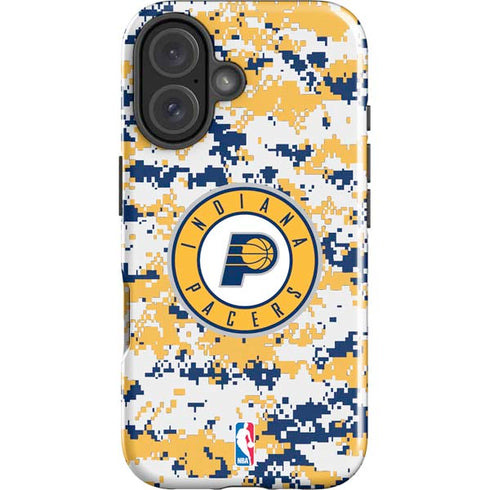 NBA Indiana Pacers Digi Camo iPhone 16 Plus Impact Case