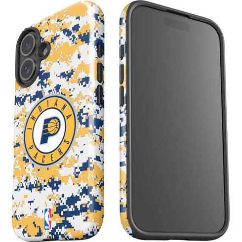 NBA Indiana Pacers Digi Camo iPhone 16 Plus Impact Case