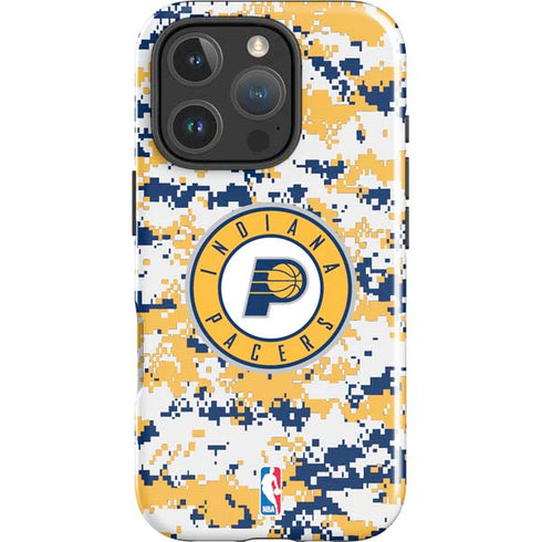 NBA Indiana Pacers Digi Camo iPhone 16 Pro Impact Case