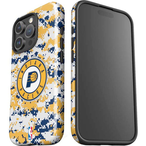 NBA Indiana Pacers Digi Camo iPhone 16 Pro Impact Case