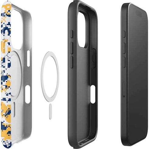 NBA Indiana Pacers Digi Camo iPhone 16 Pro Magsafe Impact Case