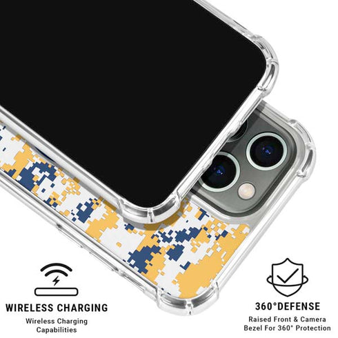 NBA Indiana Pacers Digi Camo iPhone 16 Pro Max Clear Case