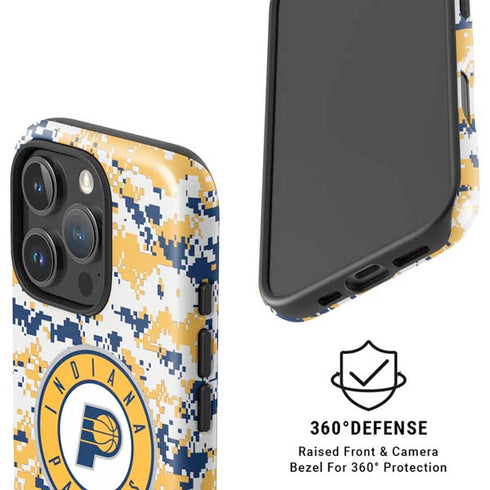 NBA Indiana Pacers Digi Camo iPhone 16 Pro Max Magsafe Impact Case