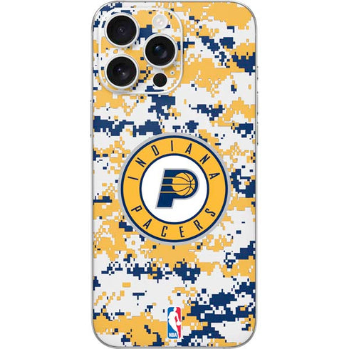 NBA Indiana Pacers Digi Camo iPhone 16 Pro Max Skin