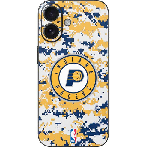 NBA Indiana Pacers Digi Camo iPhone 16 Skin