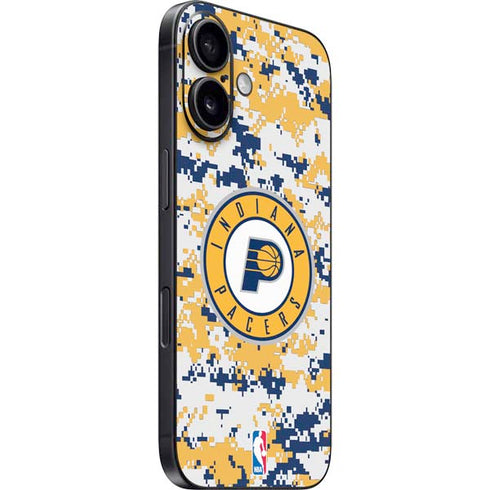 NBA Indiana Pacers Digi Camo iPhone 16 Skin
