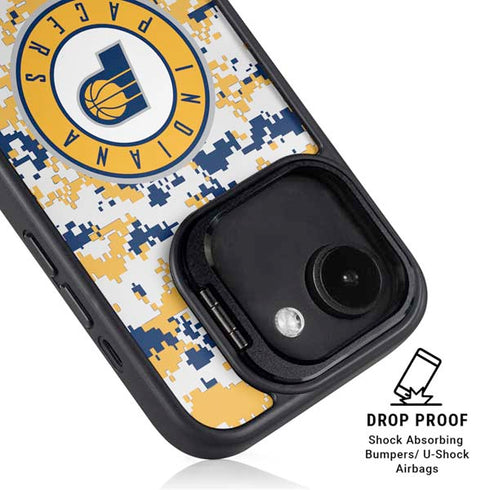 NBA Indiana Pacers Digi Camo iPhone 16e Kickstand Case