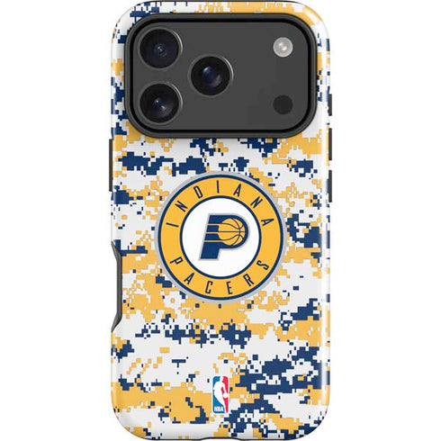 NBA Indiana Pacers Digi Camo iPhone 18 Pro Impact Case