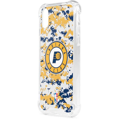 NBA Indiana Pacers Digi Camo iPhone XS Clear Case