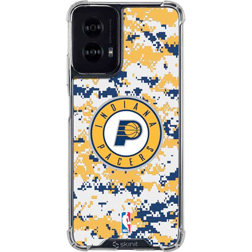 NBA Indiana Pacers Digi Camo Moto G Power 5G (2024) Clear Case