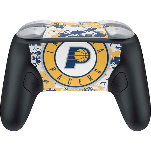 NBA Indiana Pacers Digi Camo Nintendo Switch 2 (2025) Pro Controller Skin