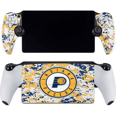 NBA Indiana Pacers Digi Camo PlayStation Portal Remote Player Skin