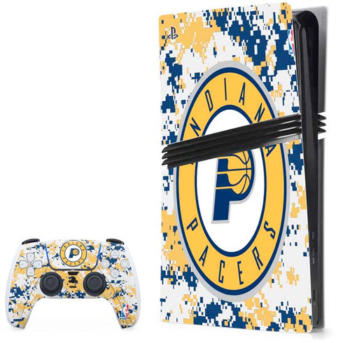 NBA Indiana Pacers Digi Camo PlayStation PS5 Skins