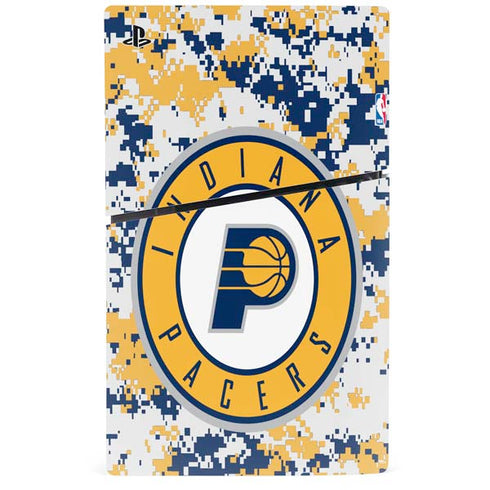 NBA Indiana Pacers Digi Camo PS5 Slim Digital Edition Console Skin