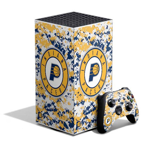 NBA Indiana Pacers Digi Camo XBox Series X Digital Edition Bundle Skin