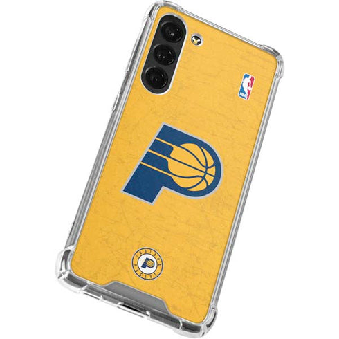 NBA Indiana Pacers Distressed Galaxy S24 FE Clear Case