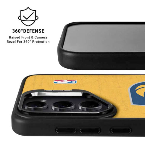 NBA Indiana Pacers Distressed Galaxy S25 Kickstand Case