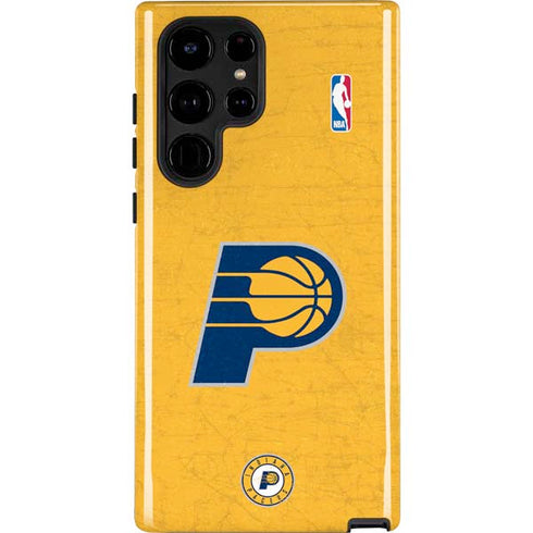 NBA Indiana Pacers Distressed Galaxy S25 Ultra Impact Case