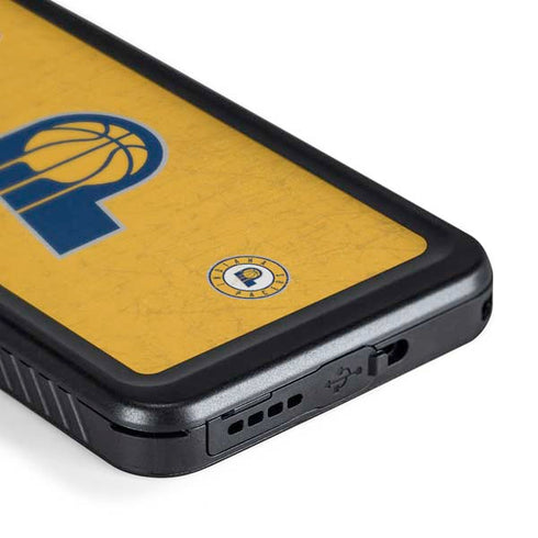 NBA Indiana Pacers Distressed Galaxy S24 Waterproof Case