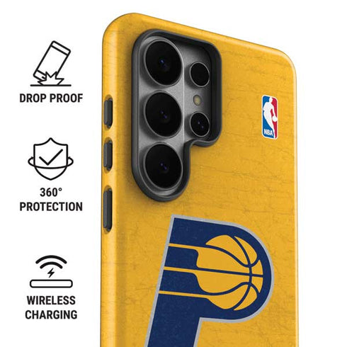 NBA Indiana Pacers Distressed Galaxy S26 Ultra Impact Case