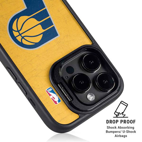 NBA Indiana Pacers Distressed iPhone 15 Pro Max Kickstand Case