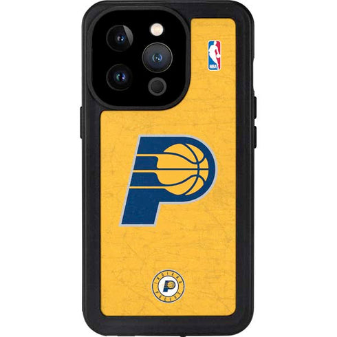 NBA Indiana Pacers Distressed iPhone 15 Pro Waterproof Case