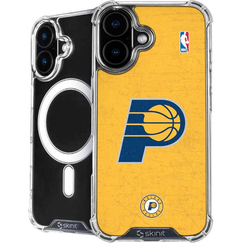 NBA Indiana Pacers Distressed iPhone 16 Plus MagSafe Case