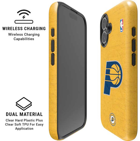 NBA Indiana Pacers Distressed iPhone 16 Plus Magsafe Impact Case