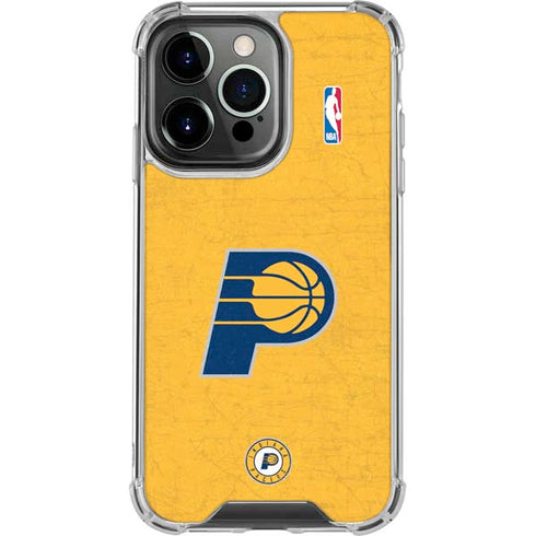 NBA Indiana Pacers Distressed iPhone 16 Pro Clear Case