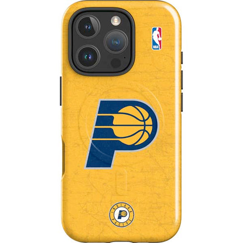 NBA Indiana Pacers Distressed iPhone 16 Pro Magsafe Impact Case