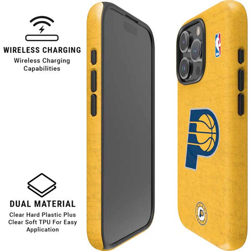 NBA Indiana Pacers Distressed iPhone 16 Pro Magsafe Impact Case