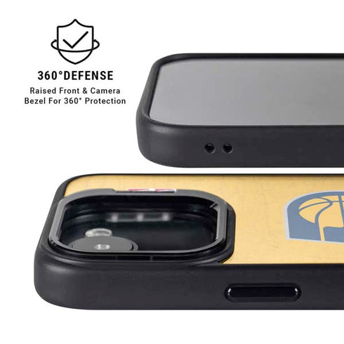 NBA Indiana Pacers Distressed iPhone 16e Kickstand Case